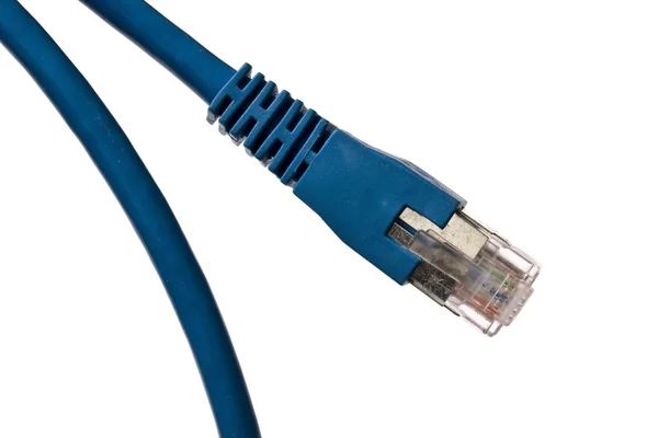青いネットワーク ケーブル — ストック写真