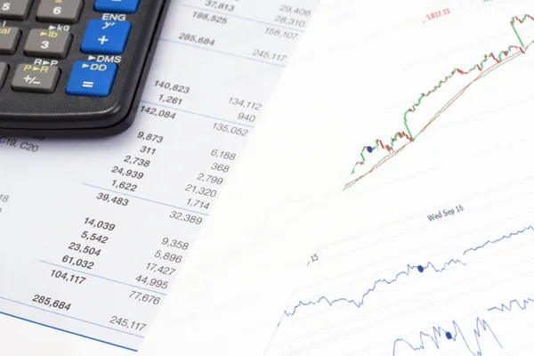 Financiële gegevens — Stockfoto