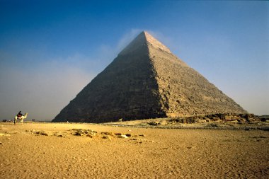 The Chefren Pyramid, Giza, Egypt. clipart