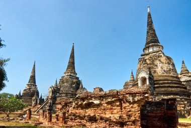 WAT phra sı sanphet, ayuthaya, Tayland,