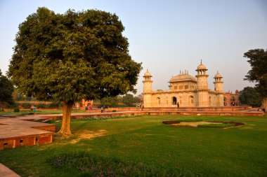 Itimad-ud-daulah at sunset, Agra, Uttar Pradesh, clipart