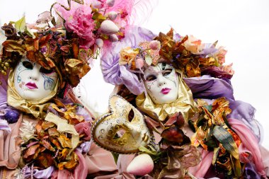 Venice Mask, Carnival. clipart