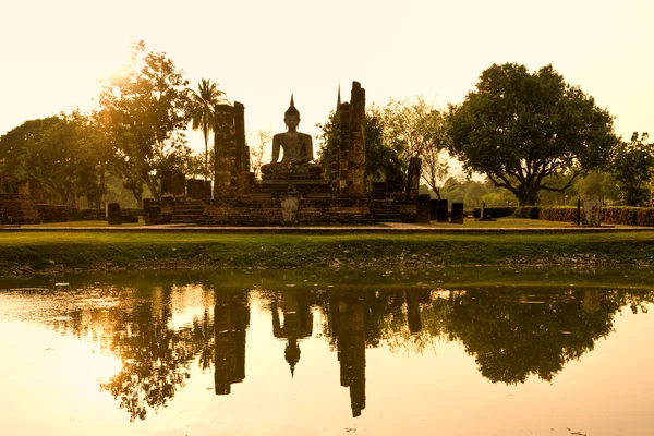 Wat Mahathat, Sukhothai, Thailand, — Stock Photo, Image