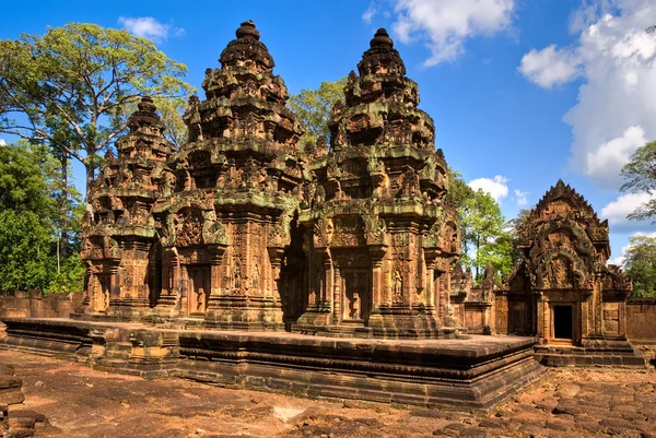 Banteay srei, angkor, Kambodža. — Stock fotografie