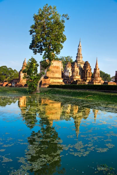 Wat Mahathat, Sukhothai, Thailand, — Stock Photo, Image