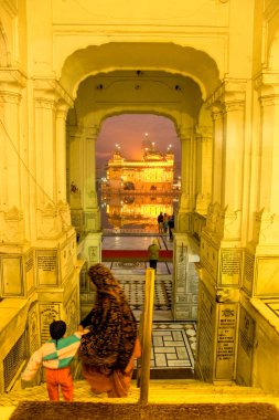 Golden Temple in Amritsar, Punjab, India. clipart