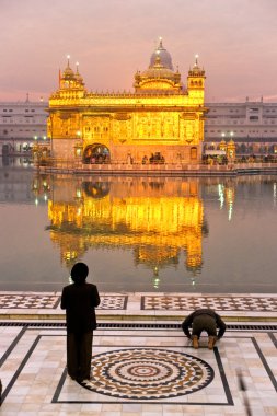 Golden Temple in Amritsar, Punjab, India. clipart