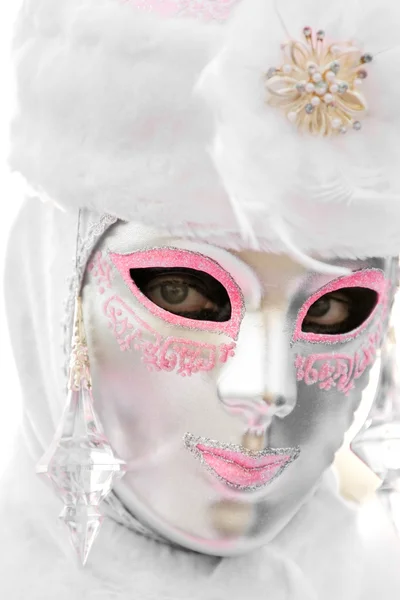 Maschera di Venezia, Carnevale . — Foto Stock