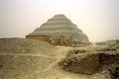 Saqqara Pyramid, Egypt. clipart