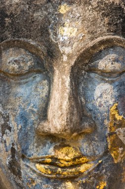 Buda'nın yüzü, sukhothai, thailand.