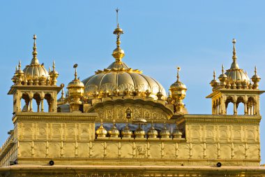 Amritsar 'daki Altın Tapınak, Punjab, Hindistan.