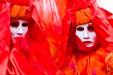 Venice Masks, Carnival. clipart