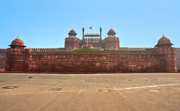 Rode fort, oude delhi, india. — Stockfoto