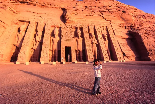 Abu simbel, Egypte. — Stockfoto