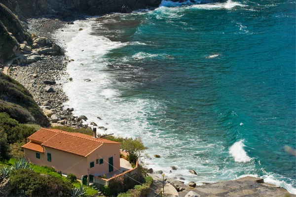 Patresi strand, eiland elba, Italië. — Stockfoto