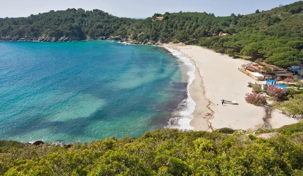 Fetovaia beach, Marina di Campo, Isle of Elba, I — Stock Photo, Image