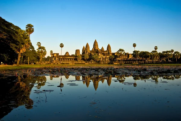 stock image Angkor Wat at sunset, cambodia.