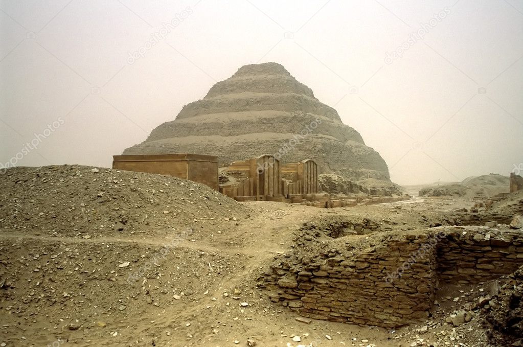 Saqqara Pyramid, Egypt.
