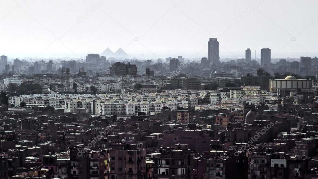 Panoramic view of Il Cairo, Egypt