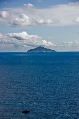 Isle of Montecristo, view from Chiessi, Isle of clipart