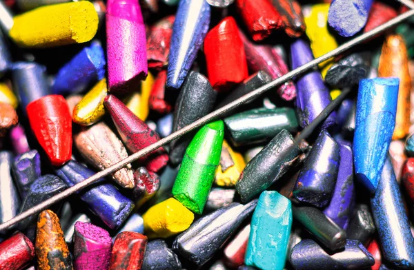 Creioane colorate . — Fotografie, imagine de stoc