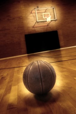 Basketball and Basketball Court clipart