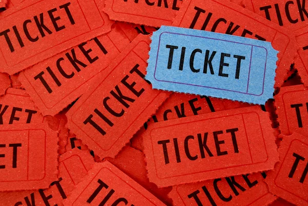 Stapel van tickets — Stockfoto