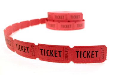 Red Tickets clipart