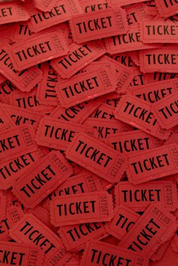 Pile of Red Tickets clipart