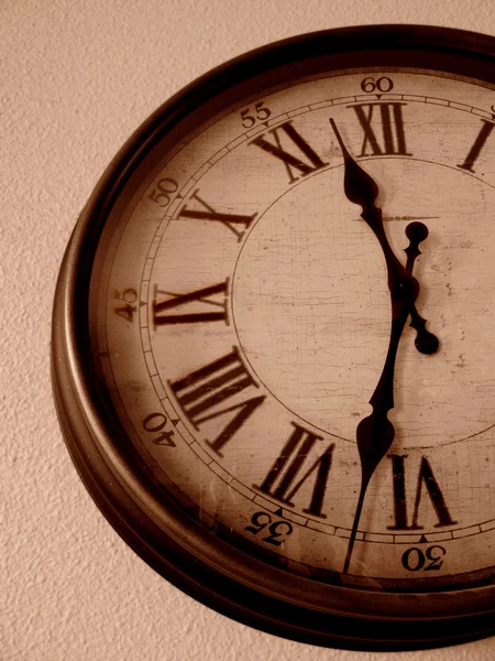 Clock on Wall — Stock Photo, Image