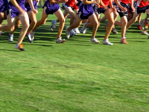 Correr uma corrida — Fotografia de Stock