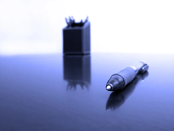 Pen on Desk — Stock Photo, Image