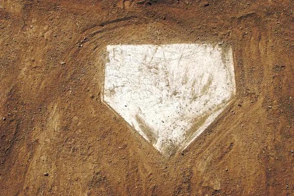本垒板棒球 — 图库照片