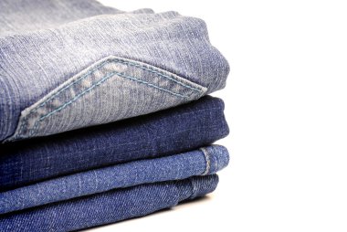 yığılmış denim pantolon