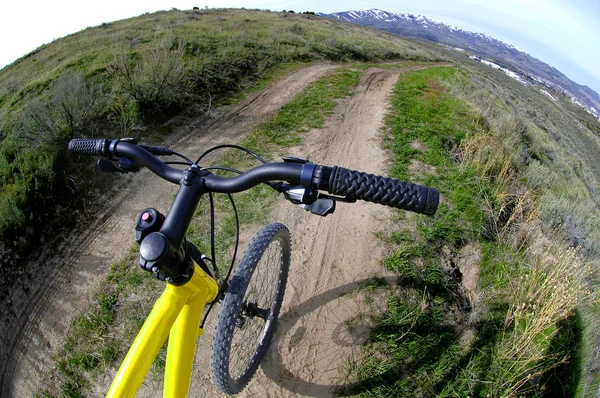 Гірський велосипед — стокове фото