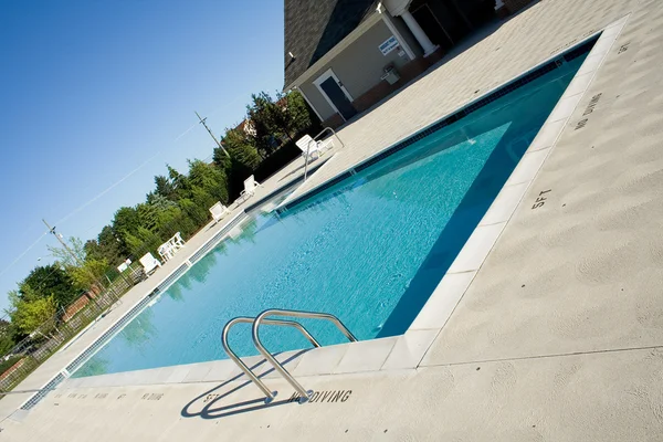 stock image Pool steps