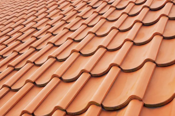 Background perspective of red roof — Stock Photo, Image