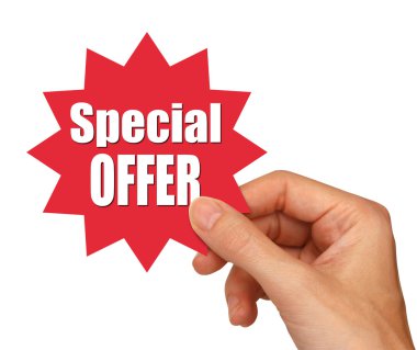 Special offer star clipart