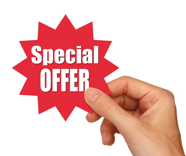 Special offer star — Stock Photo, Image