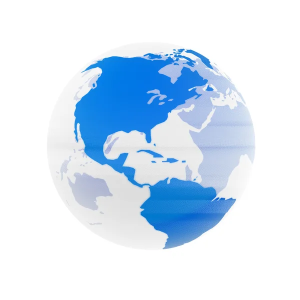Átlátszó globe Stock Kép