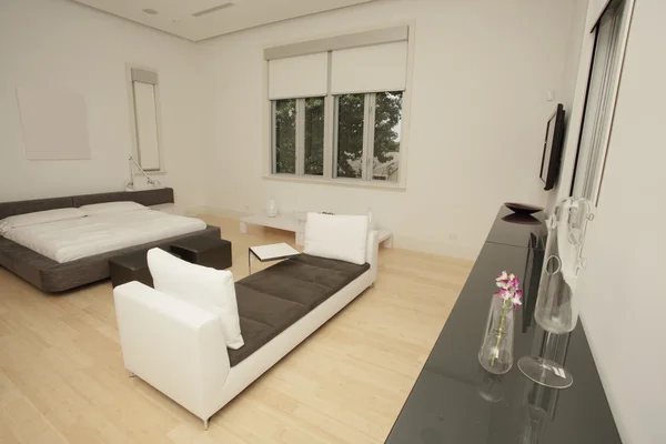 Görüntü modern yatak odası — Stok fotoğraf