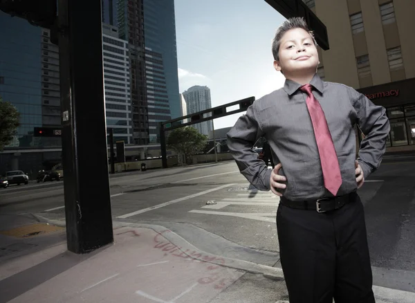 Fiatal üzletember: downtown miami — Stock Fotó