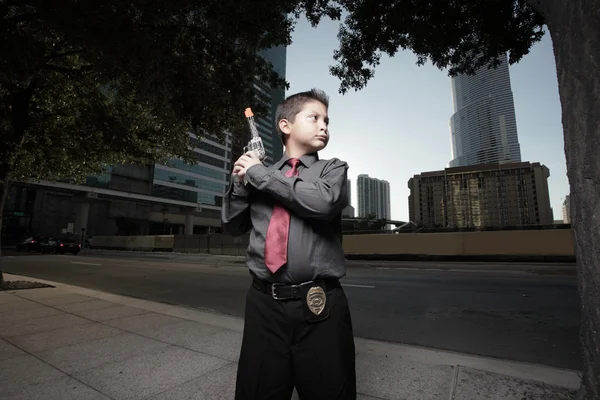 Child law enforcement officer — Stock Photo, Image