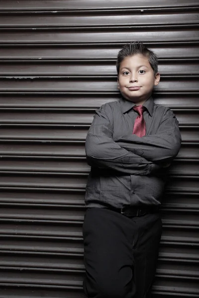 Uomo d'affari bambino — Foto Stock