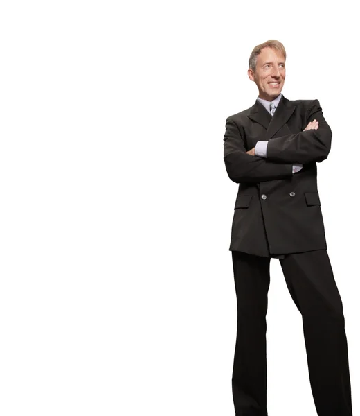 Hombre de negocios con los brazos cruzados — Foto de Stock