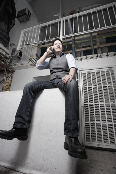Man on the phone — Stock Photo, Image