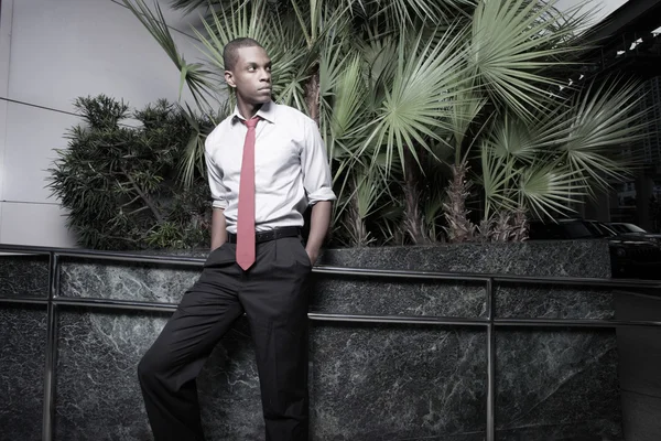 Uomo d'affari afroamericano — Foto Stock