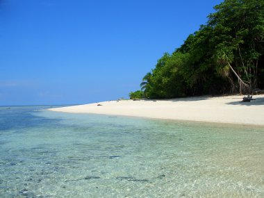 Sipadan island beach, Sabah, Malaysia clipart