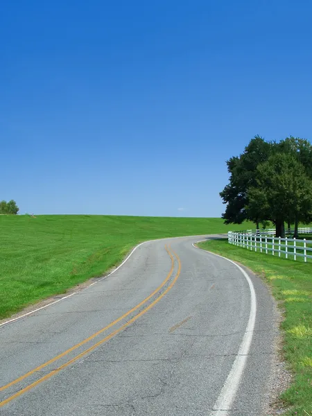Mississippi landsbygden road — Stockfoto