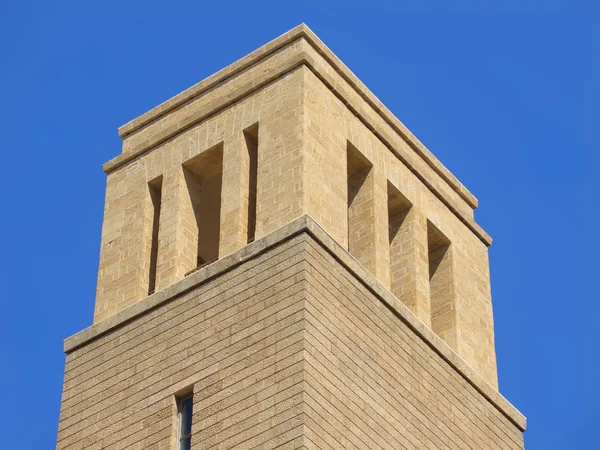 1920s squared tower — Stock Photo, Image